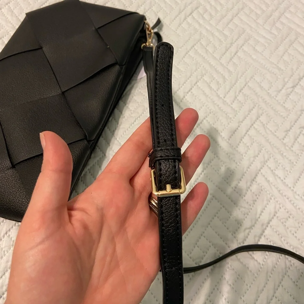Melie Bianco - Connie Black Recycled Vegan Crossbody Bag
